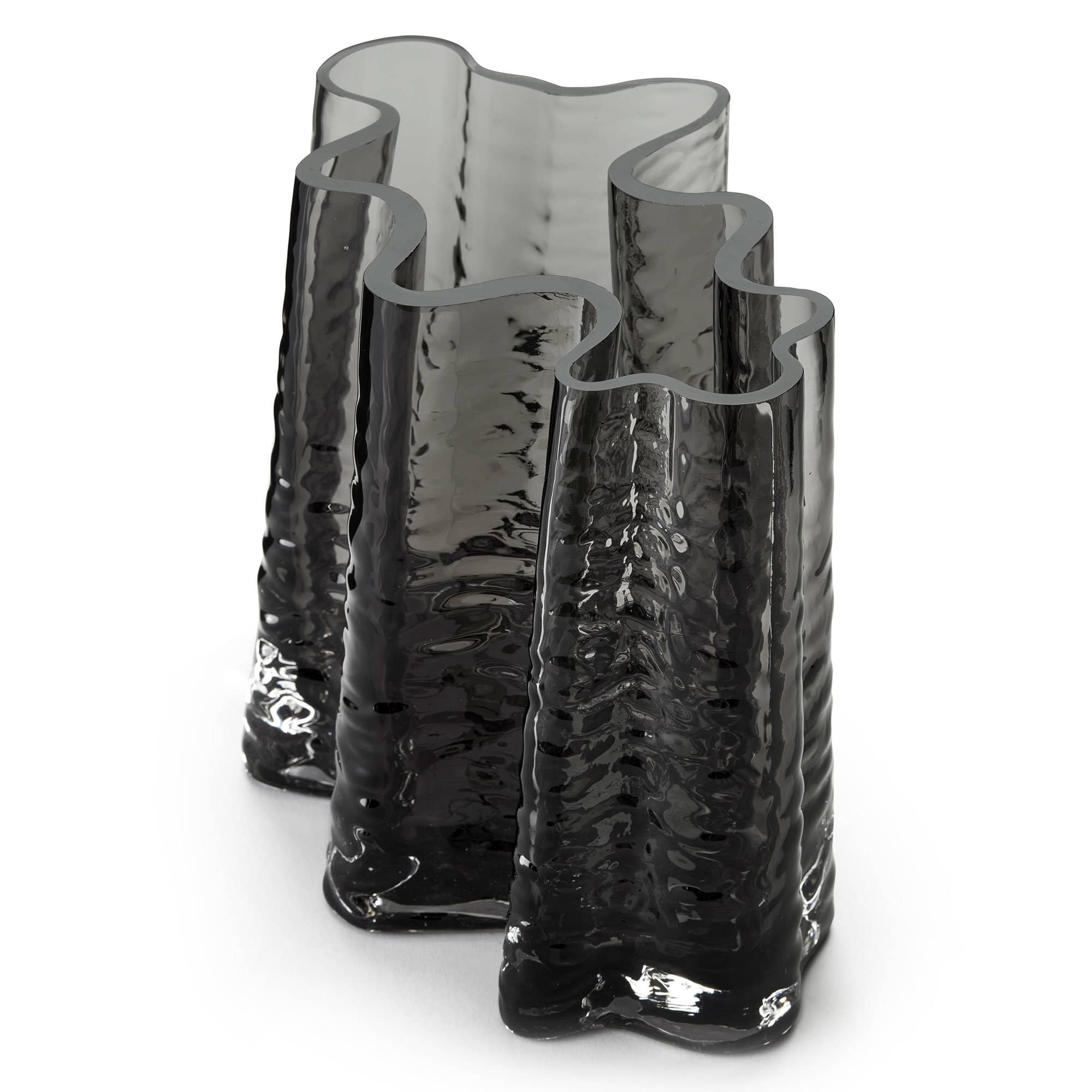 Gry Wide vase, 19 cm, smoke