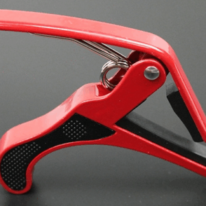 Guitar Capo til western og El-guitar Rød