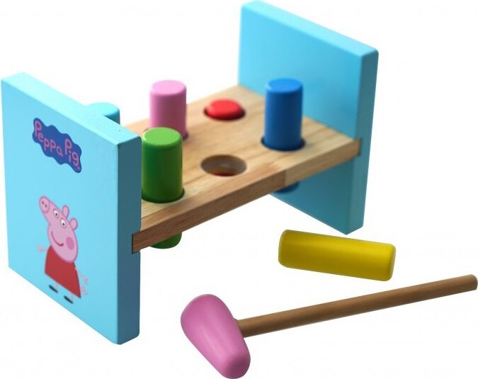 Gurli Gris Hammerbræt Legetøj I Træ