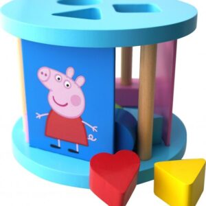 Gurli Gris Puttekasse I Træ Til Baby - 6 Klodser