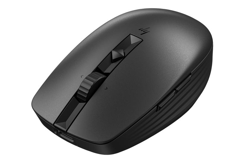 HP 715 - mus - multienhed, genopladelig - Bluetooth 3.0, 2.4 GHz - sort