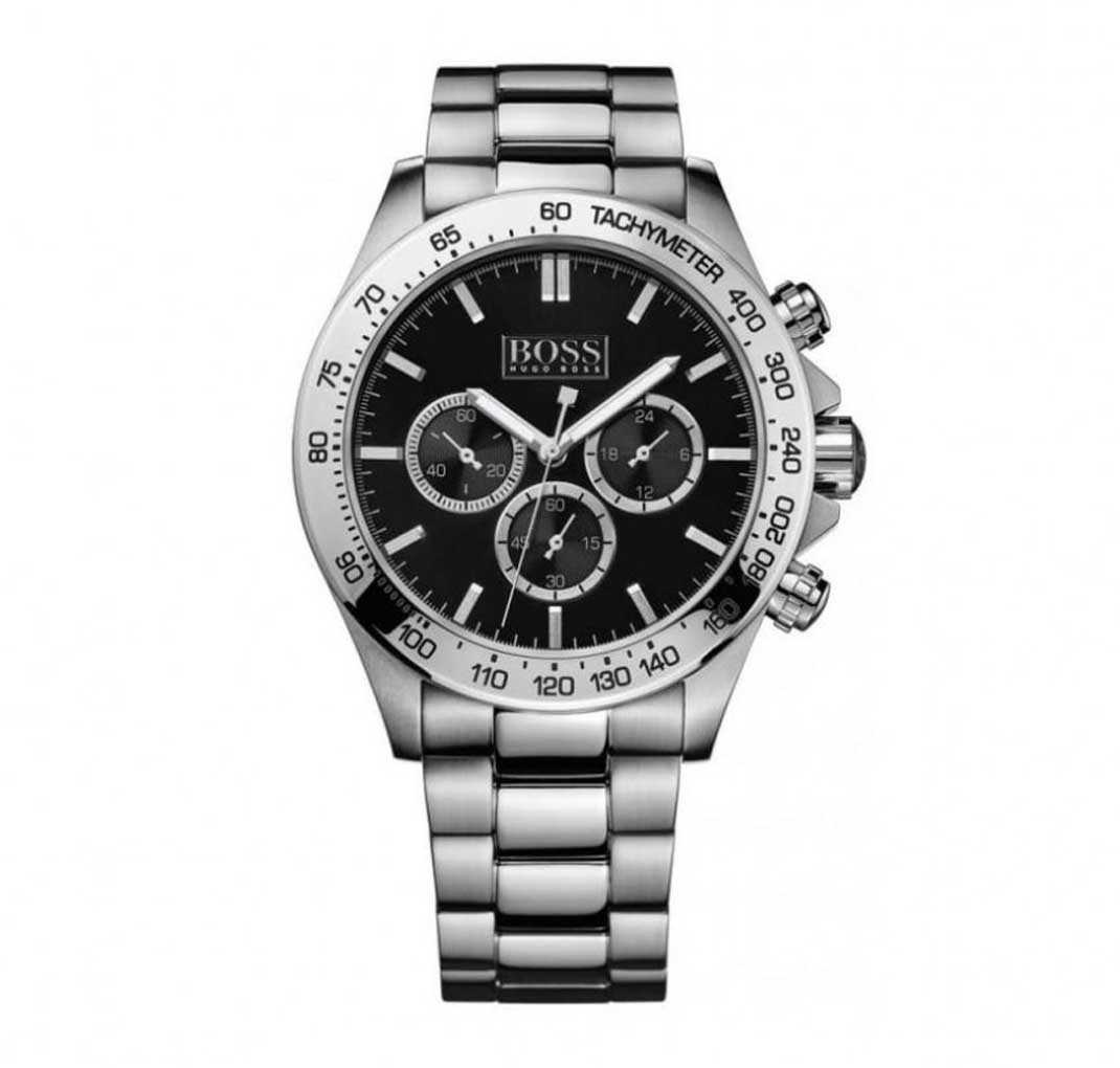HUGO BOSS Ikon Steel Black Herreur HB1512965