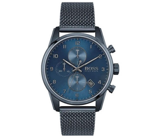 HUGO BOSS Skymaster Blue Mesh Herreur HB1513836