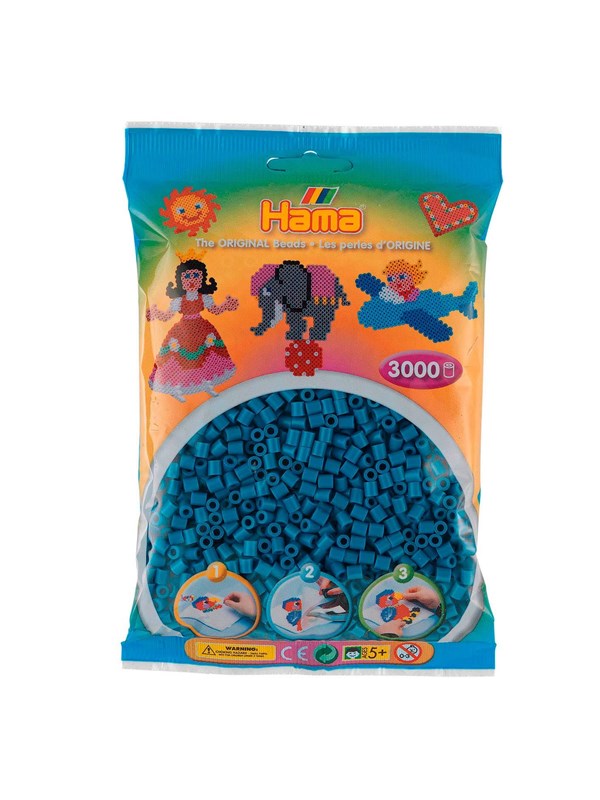 Hama Beads - Blue 3000 pcs