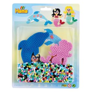 Hama Beads Set - Mermaids with Dolphin 1100 pcs