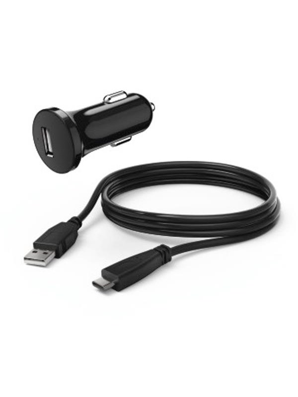 Hama Car Charger with USB-C Cable for Nintendo Switch - Black
