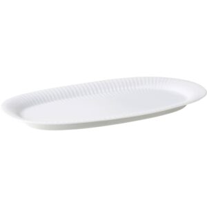 Hammershøi ovalt serveringsfad, hvid, 40 x 22,5 cm