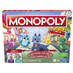 Hasbro Brætspil - Monopoly Junior - 2-i-1