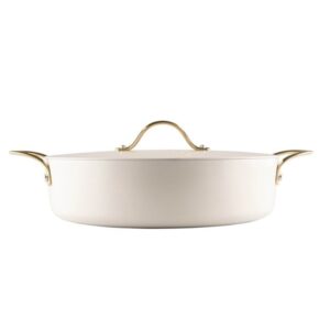 Heirol Royal Pearl Lav gryde med låg, 4,1 liter 28 cm