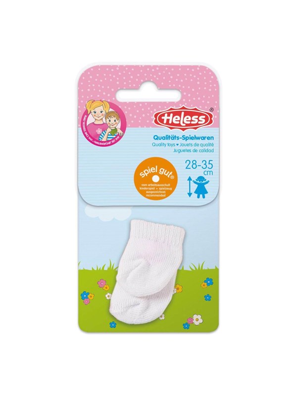 Heless Doll socks White/blue 28-35 cm - Assorted