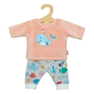 Heless Dolls Fluffy Pajama Pink Whale 28-35 cm