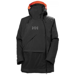 Helly Hansen Powchaser Asymmetric, skijakke, dame, sort