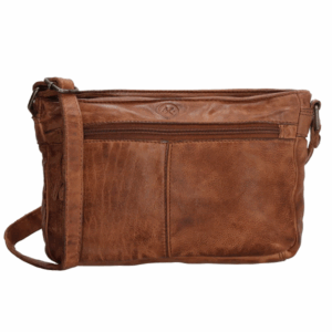 Hide & Stitches Paint Rock Skuldertaske Cognac 20411-005
