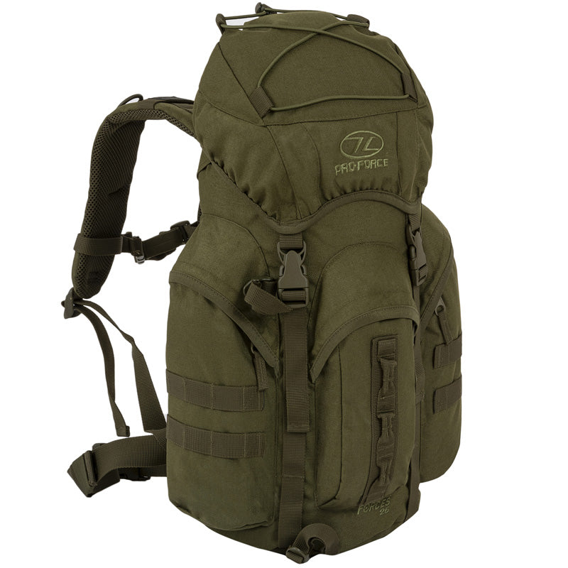 Highlander Outdoor Rygsæk - 25 liter - Forces Olive