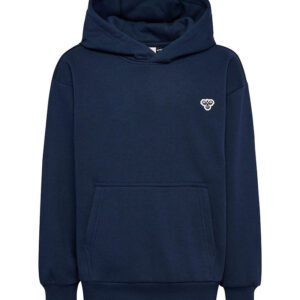 Hummel Hættetrøje - hmlJr - Loose Hoodie - Dress Blue