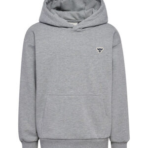 Hummel Hættetrøje - hmlJr Loose Hoodie - Grey Melange