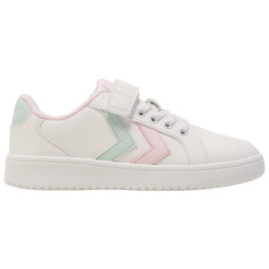 Hummel Sko - Derby Court Jr - Hvid/Pink