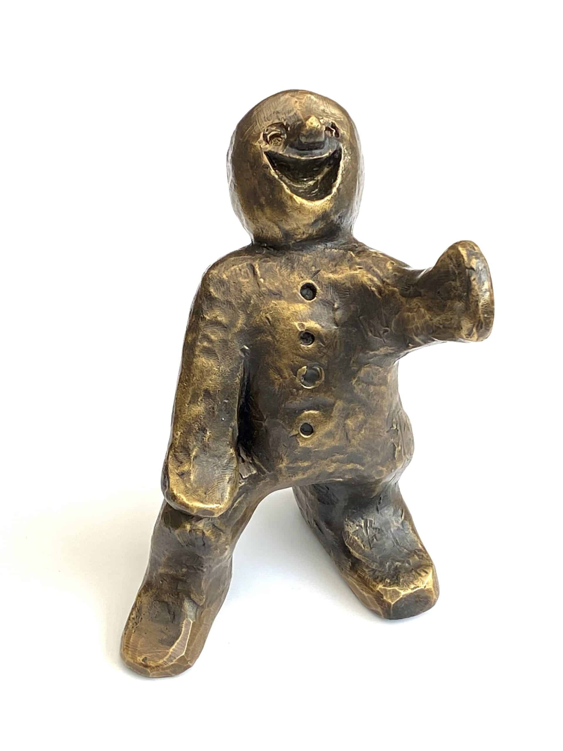 Humørsprederen - til den livsglade - ægte bronze