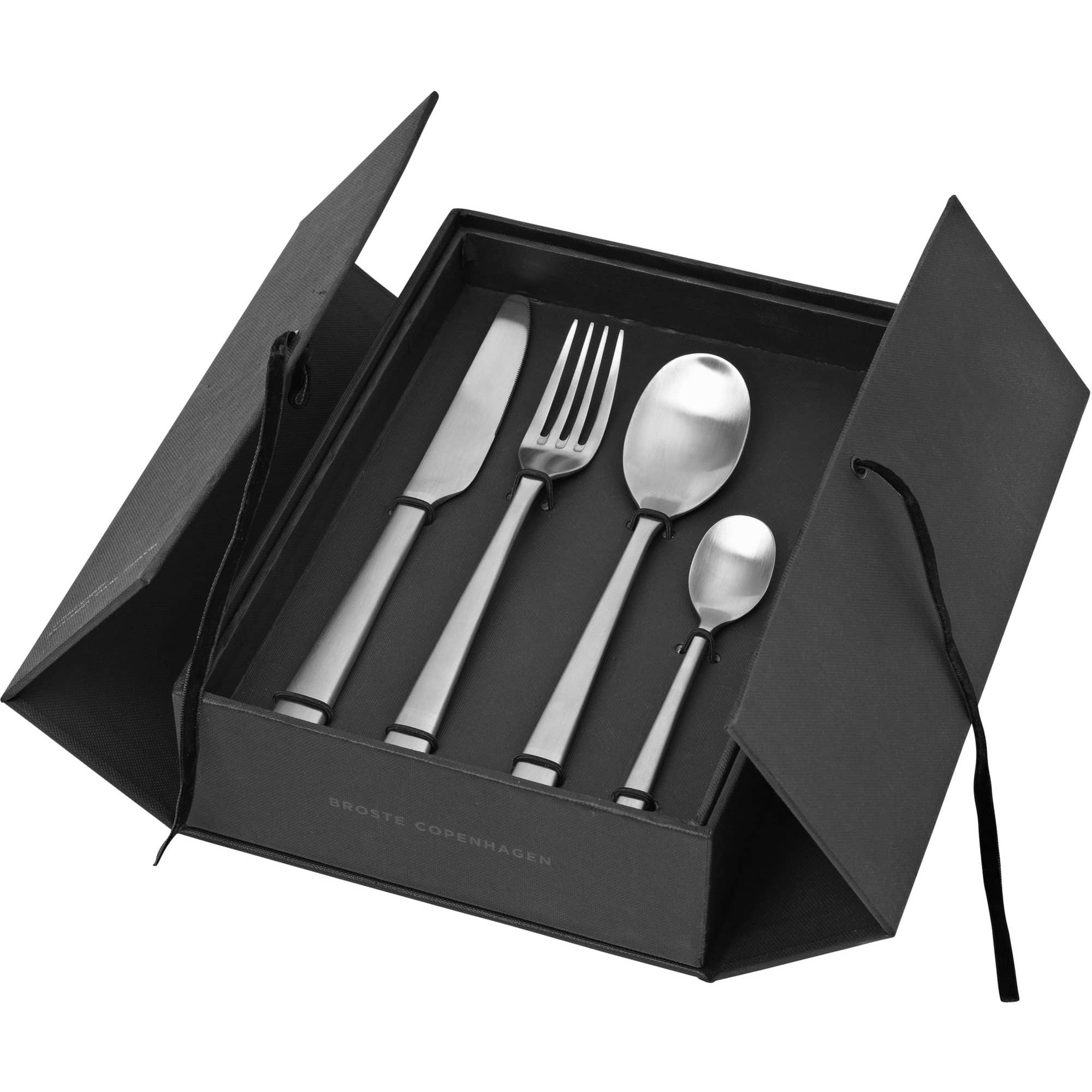 Hune Brushed Satin, bestiksæt m. 16 dele