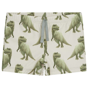 Hust and Claire Badebukser - Haki - UV50+ - Seagrass m. Dinosaur
