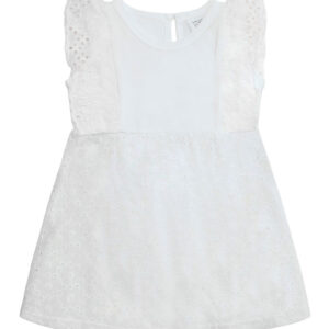 Hust and Claire Kjolebody - Kristi - White m. Broderi Anglaise