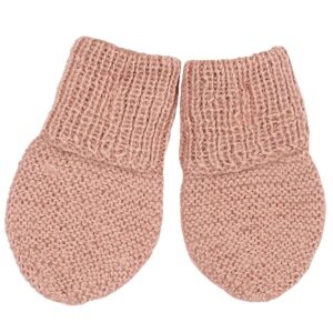 Huttelihut Vanter - Strik - Uld - Dusty Rose