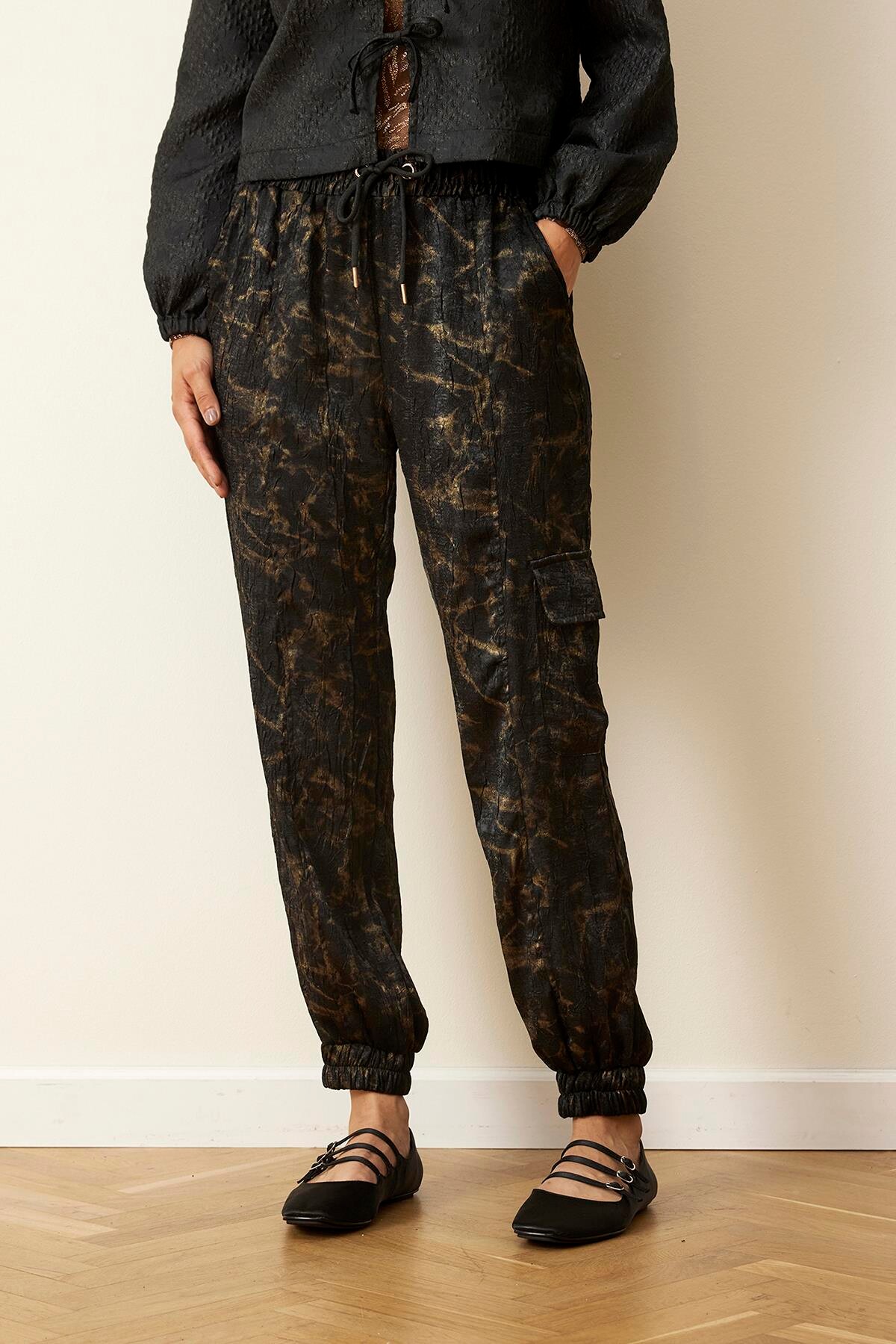 IN FRONT Bukka Bukser, Farve: Black, Størrelse: L, Dame