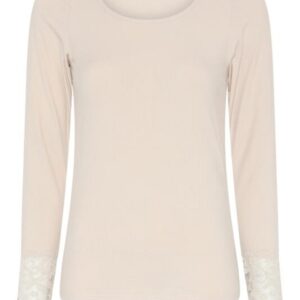 IN FRONT Cician Bluse, Farve: Sand, Størrelse: L, Dame