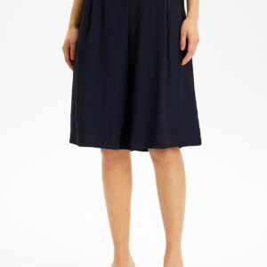 IN FRONT Clara Buksenederdel, Farve: Navy, Størrelse: L, Dame