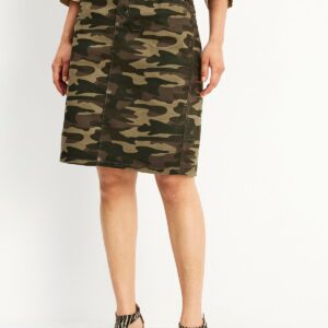 IN FRONT Genny Nederdel, Farve: Green, Størrelse: L, Dame