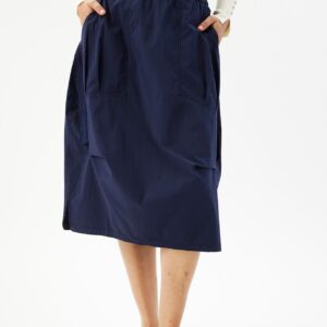 IN FRONT Gianna Nederdel, Farve: Navy, Størrelse: L, Dame