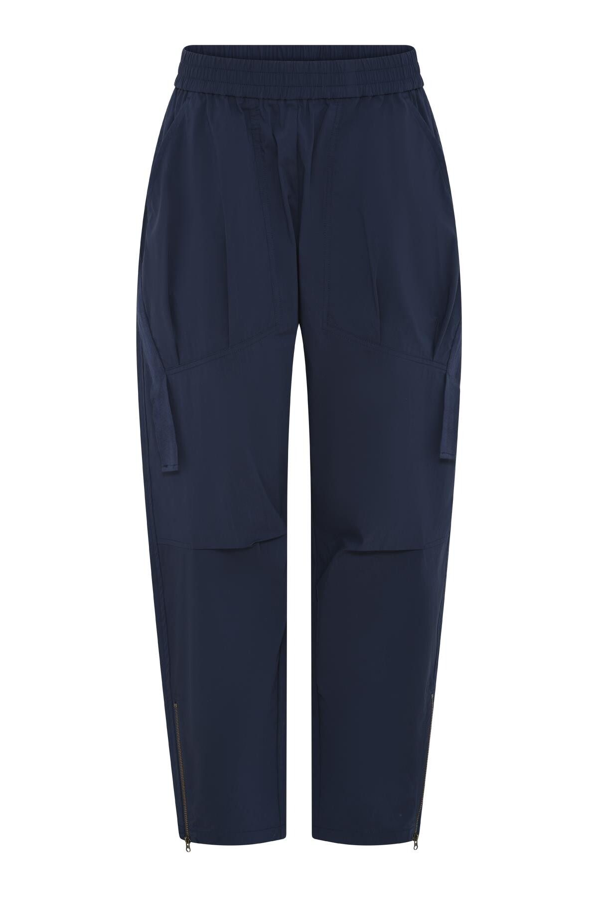 IN FRONT Ginna Bukser, Farve: Navy, Størrelse: L, Dame