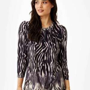 IN FRONT Grazia Bluse, Farve: Black, Størrelse: L, Dame