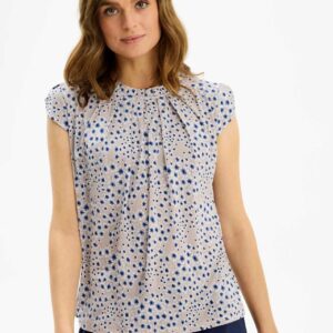 IN FRONT Grazia Bluse, Farve: Blue, Størrelse: L, Dame