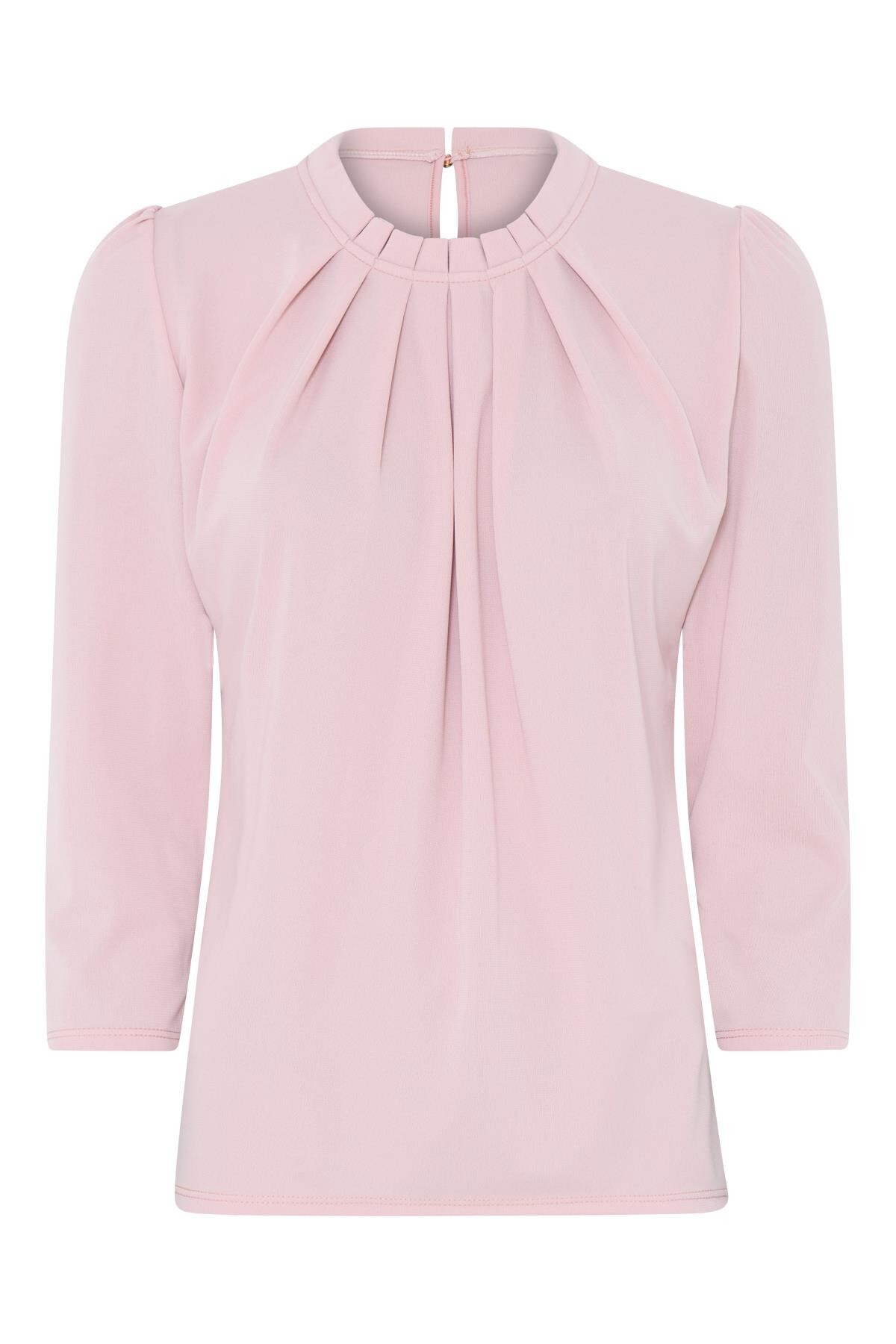 IN FRONT Grazia Bluse, Farve: Dusty Rose, Størrelse: L, Dame