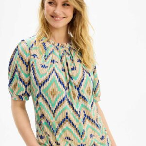 IN FRONT Grazia Bluse, Farve: Multicolor, Størrelse: L, Dame