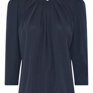 IN FRONT Grazia Bluse, Farve: Navy, Størrelse: L, Dame