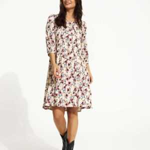 IN FRONT Lucette Kjole, Farve: Sand, Størrelse: L, Dame