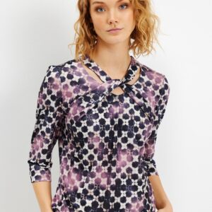 IN FRONT Martha Bluse, Farve: Black, Størrelse: L, Dame