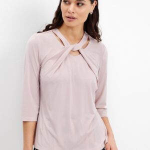 IN FRONT Martha Bluse, Farve: Dusty Rose, Størrelse: L, Dame