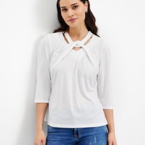 IN FRONT Martha Bluse, Farve: Off White, Størrelse: L, Dame