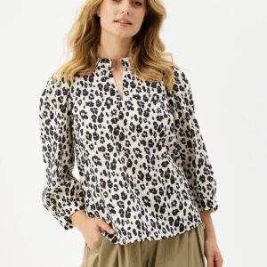 IN FRONT Ophelia Bluse, Farve: Off White, Størrelse: L, Dame