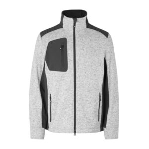 Id Fleece Jakke 0850 Grå Melange-large