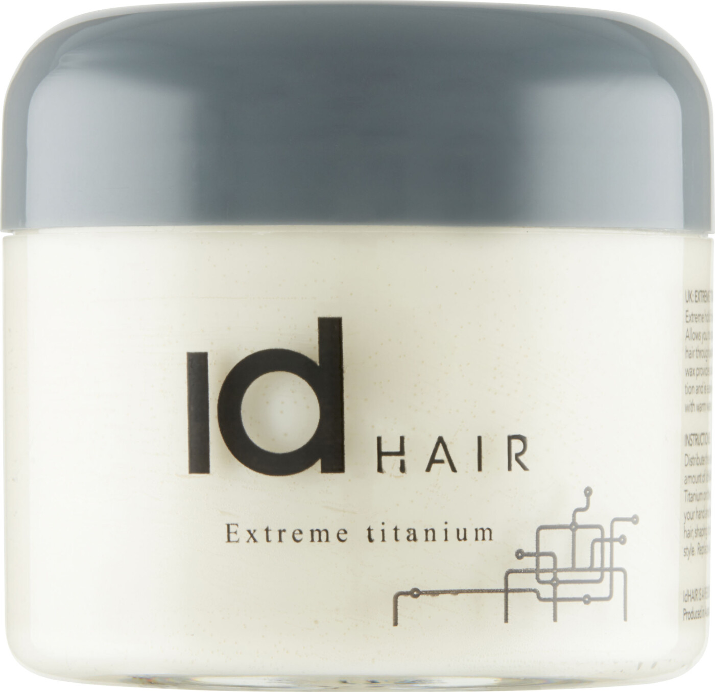 Id Hair Extreme Titanium - Hårvoks 100 Ml.
