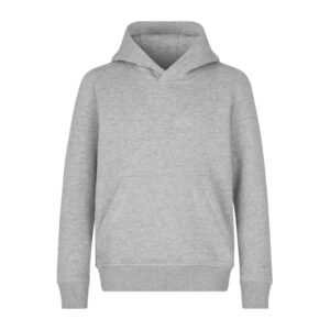 Id Kids Hoodie Grå Melange-børn 12 År / 14 År