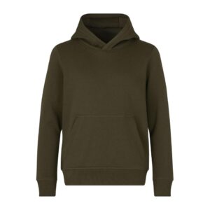Id Kids Hoodie Oliven-børn 12 År / 14 År