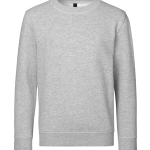 Id Kids Sweatshirt Grå Melange-børn 12 År / 14 År