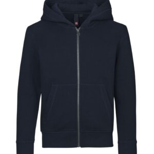 Id Kids Zip Hoodie Navy-børn 12 År / 14 År