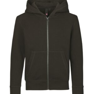 Id Kids Zip Hoodie Oliven-børn 12 År / 14 År