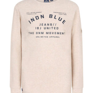 Indian Blue Jeans Bluse - Pique Indian - Sand Melange